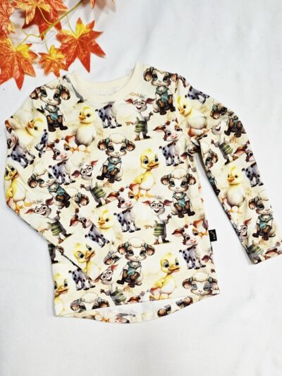 Tričko s dlouhým rukávem - Farma zvířat