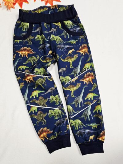 Softshellové kalhoty - dinoši