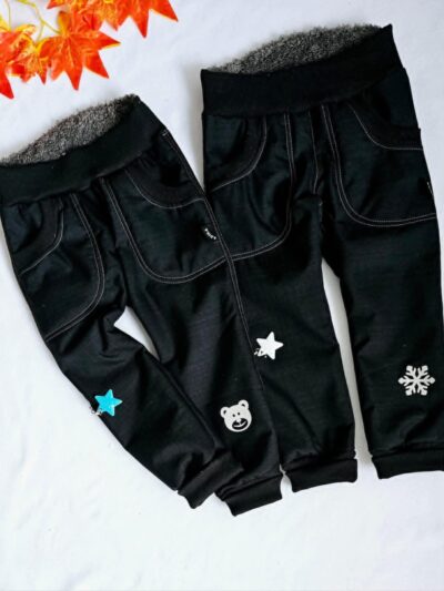 Softshellové kalhoty s kožíškem