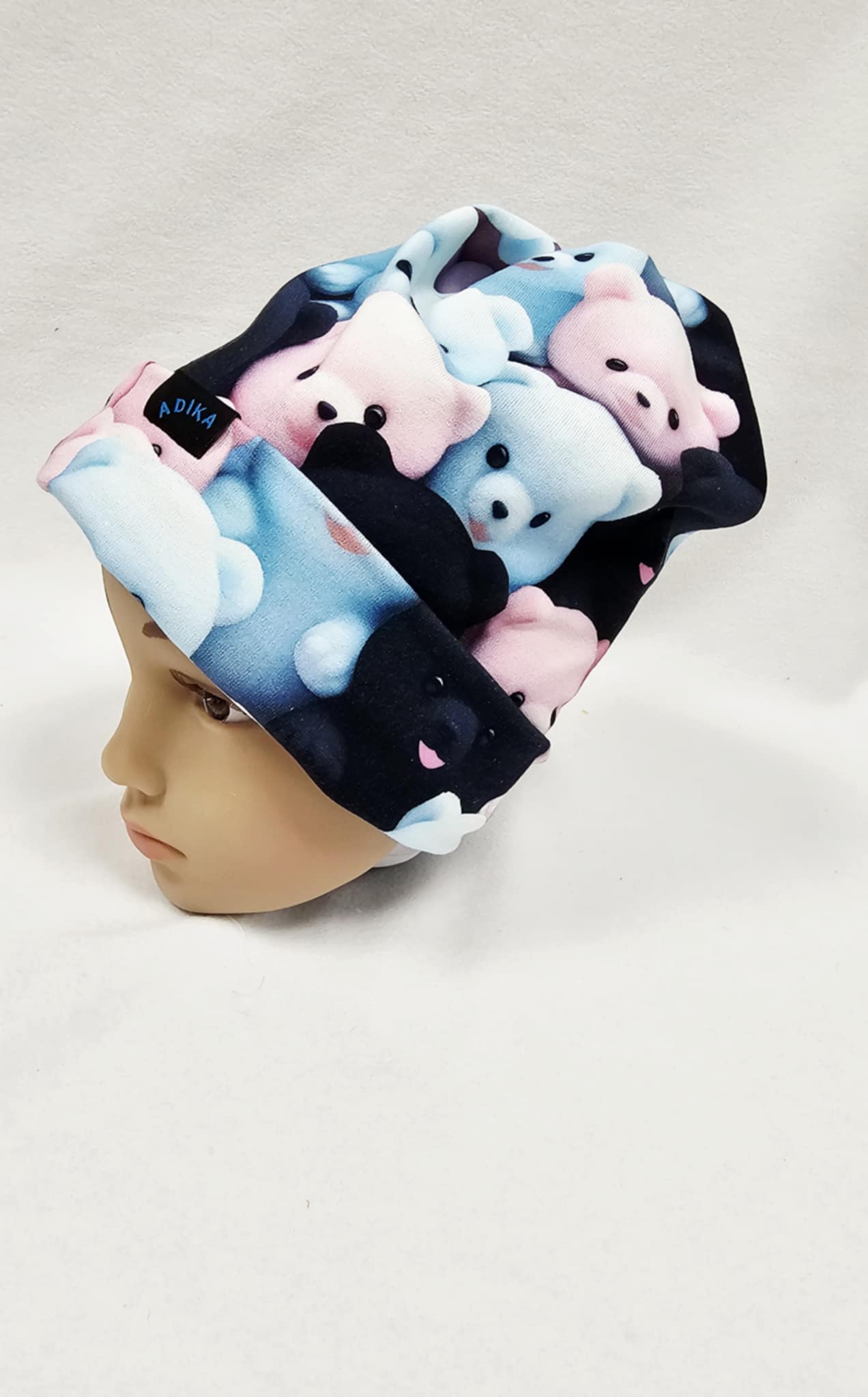 Čepice na culík - medvídci