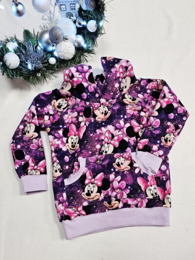 Mikina s kapucí a klokánkou - Minnie