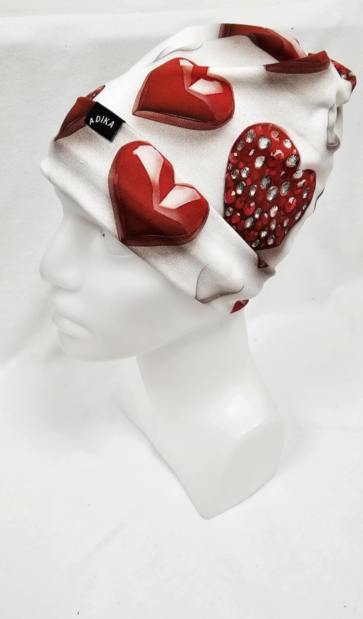 Čepice na culík - srdíčka