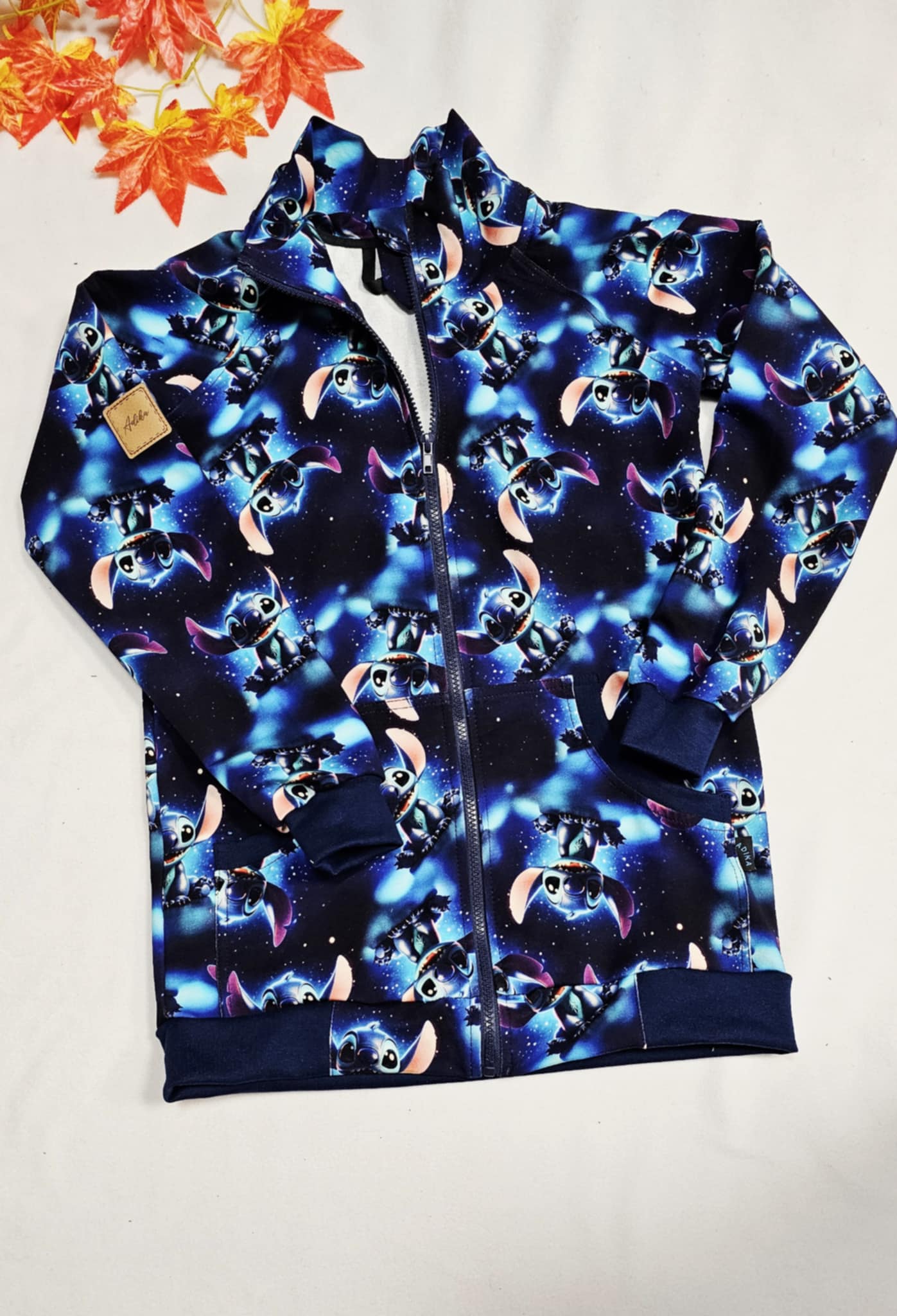 Mikina zipová se stojáčkem - ušaté monstrum