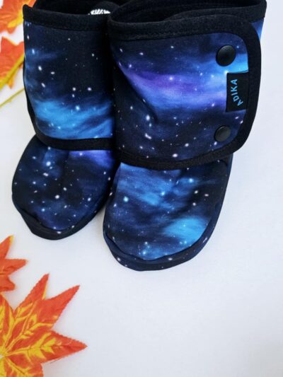 Capačky softshellové - noční obloha