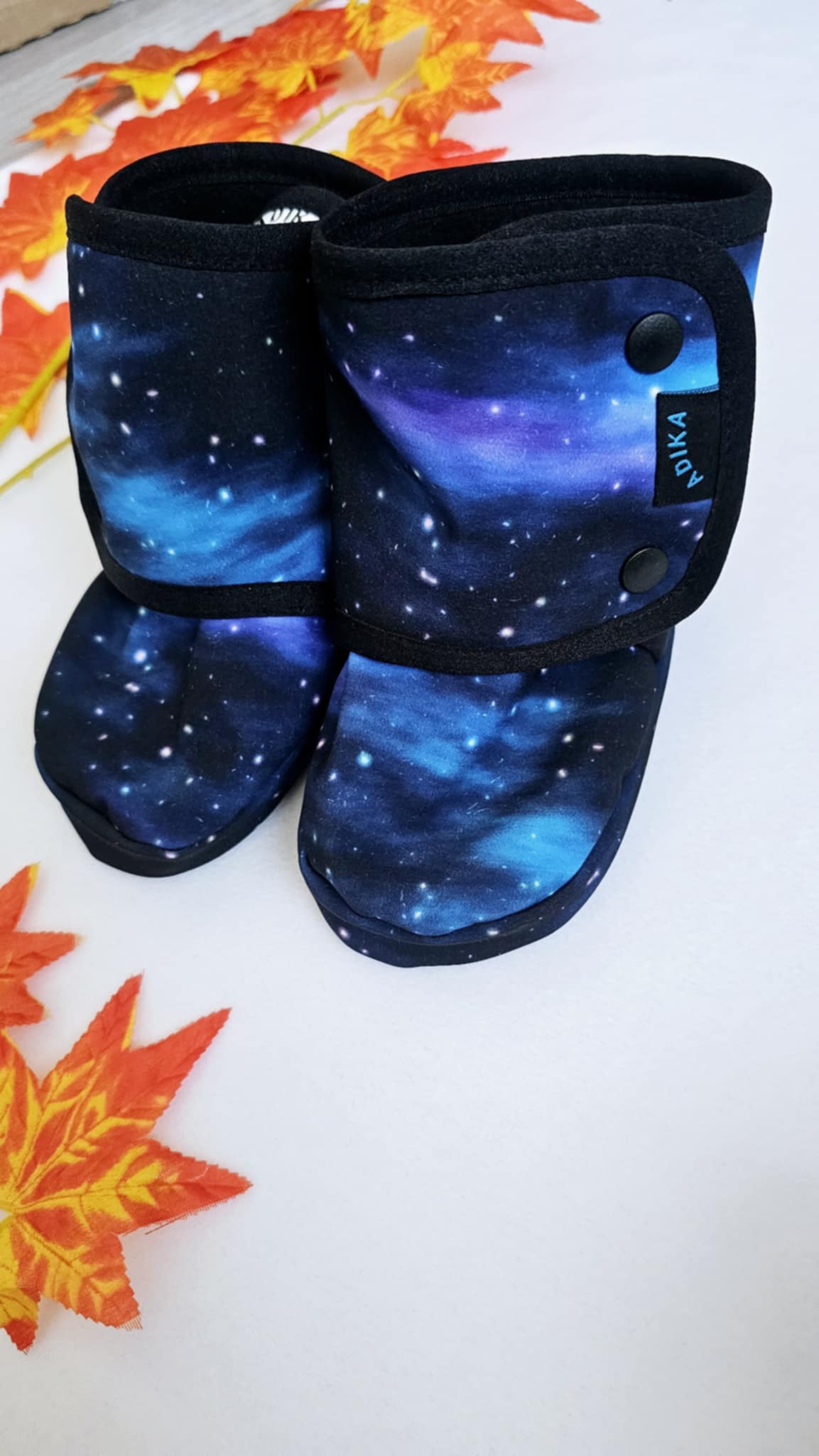 Capačky softshellové - noční obloha