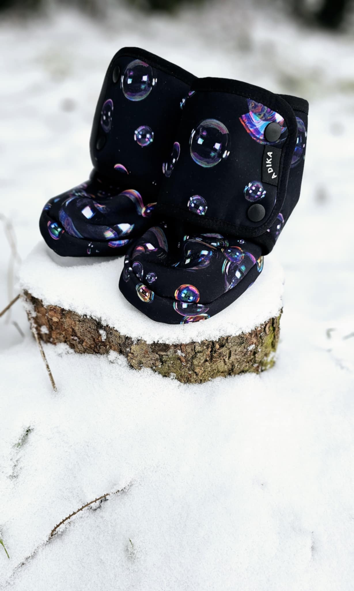 Capačky softshellové - bublinky