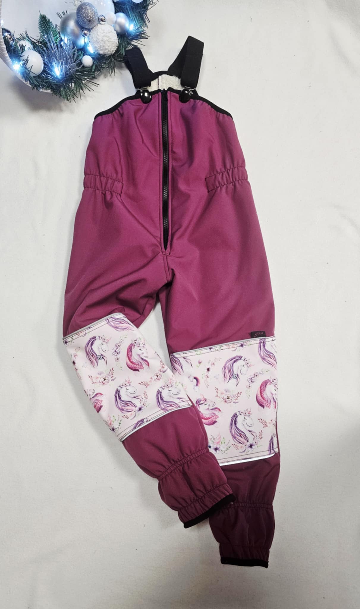 Oteplovačky - Softshellové s kožíškem, fuxiové