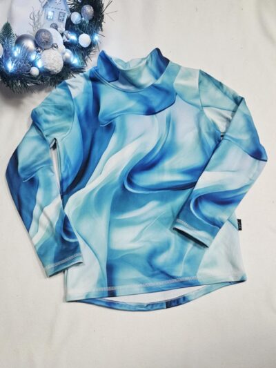 Tričko termo - modré, dlouhý rukáv