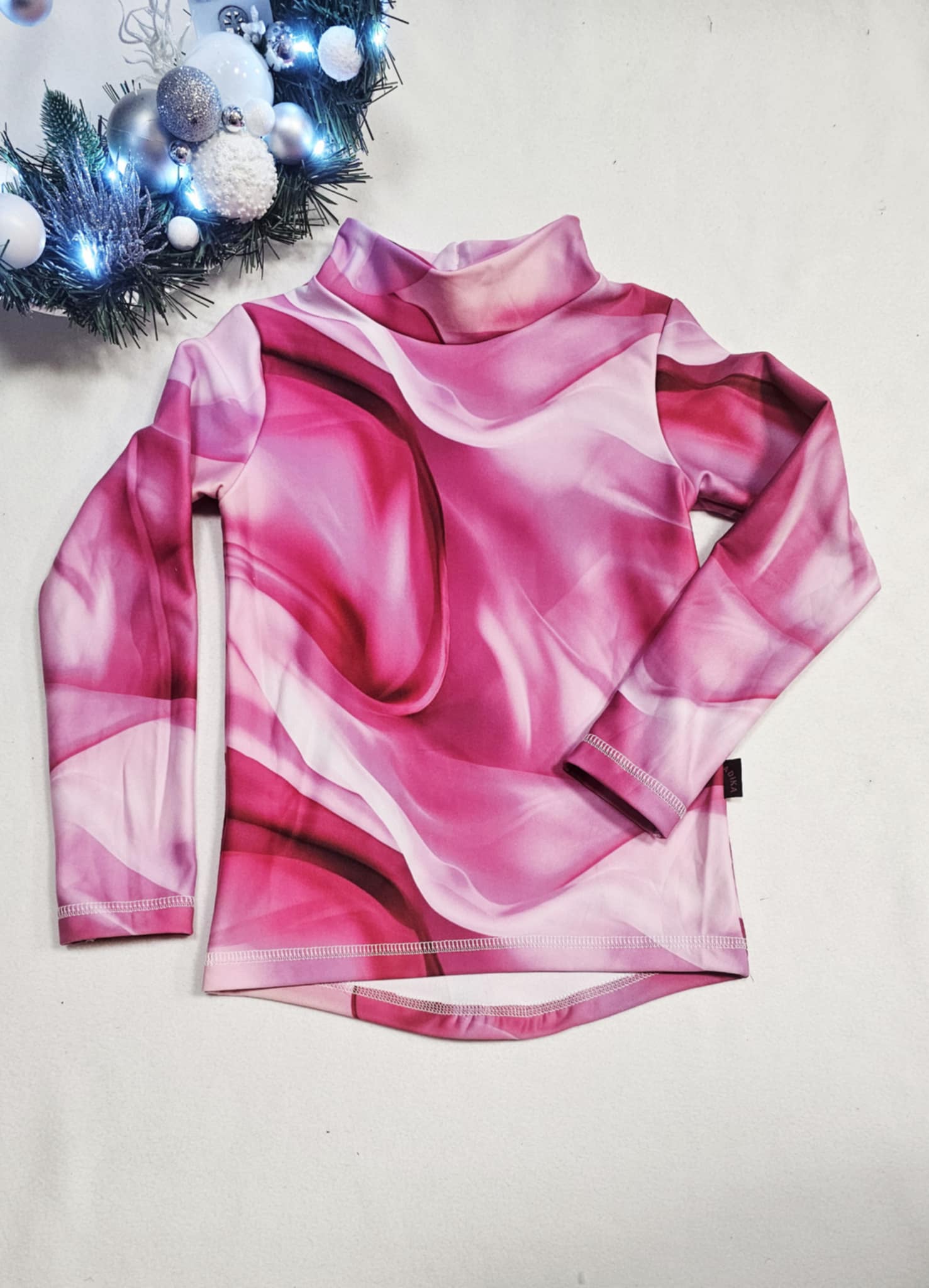 Tričko termo - růžové, dlouhý rukáv