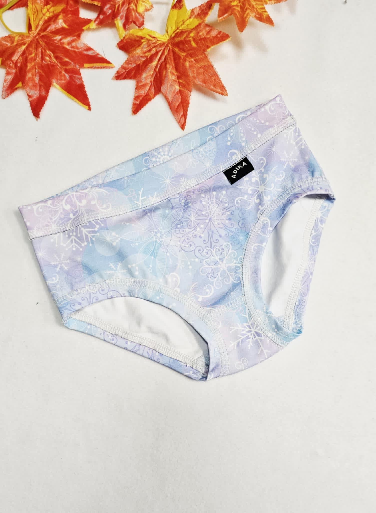 Kalhotky dívčí - klasik, Sněhové vločky