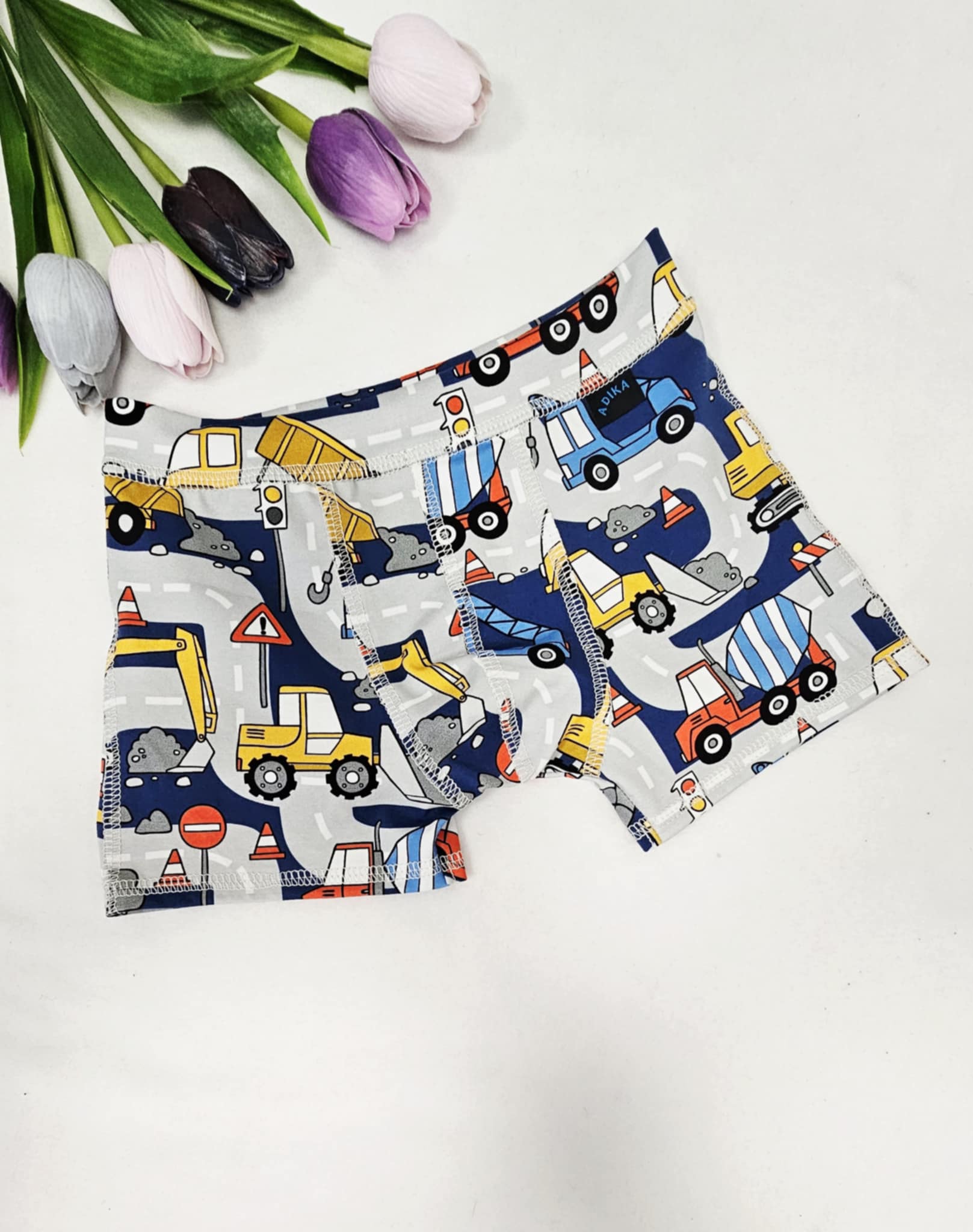 Boxerky chlapecké - Stavební auta