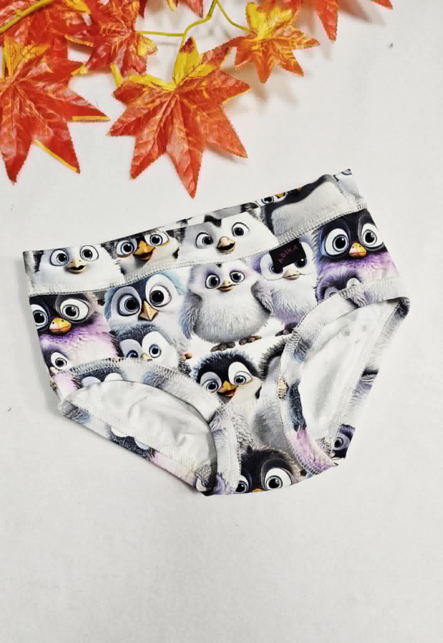 Kalhotky dívčí - klasik, Tučňáci