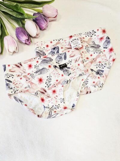 Kalhotky dívčí - klasik, Zajíčci