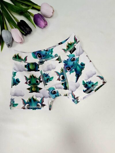 Boxerky chlapecké - Zelení draci