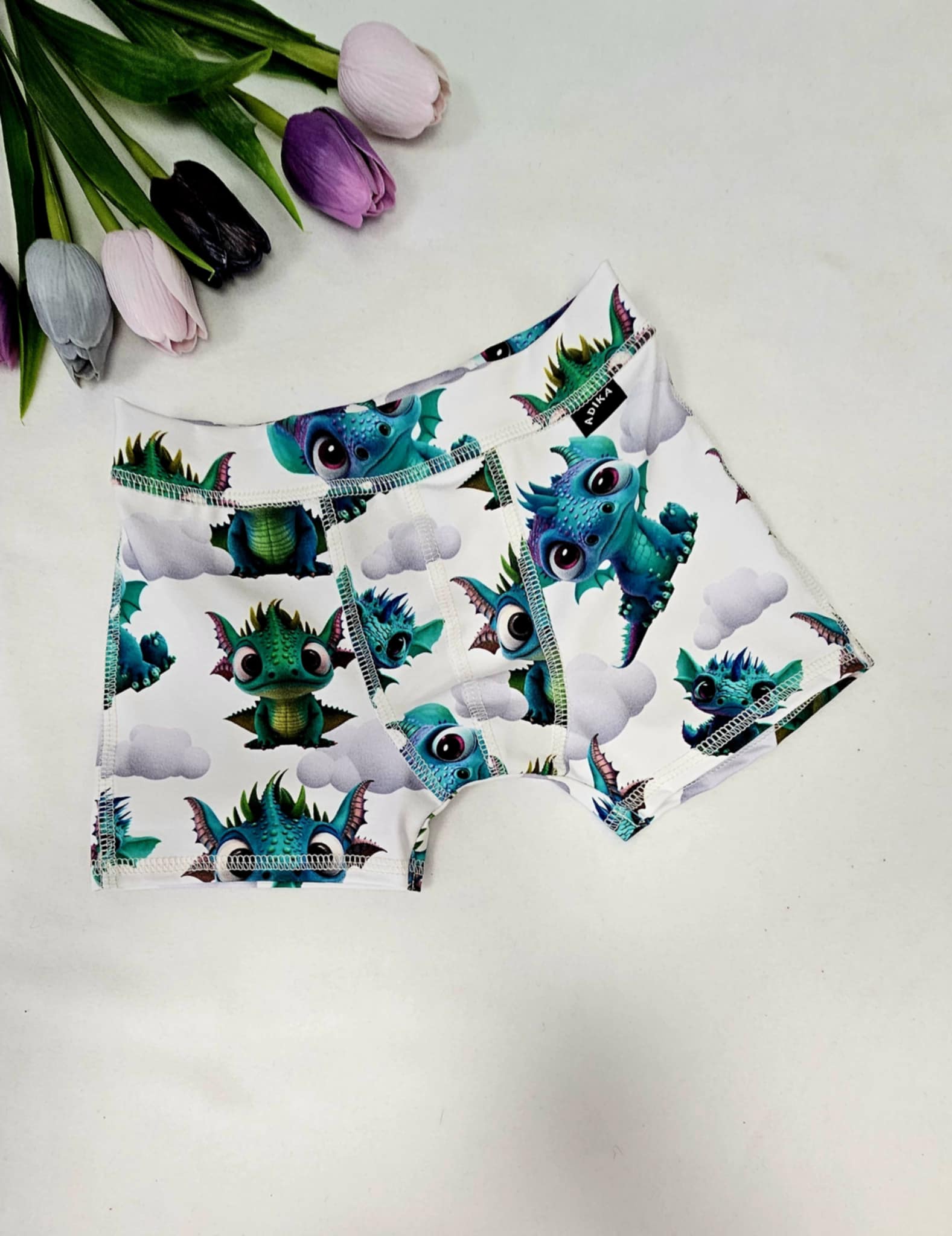 Boxerky chlapecké - Zelení draci