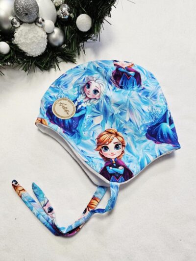 Čepice - zimní s fleecem, ledové princezny
