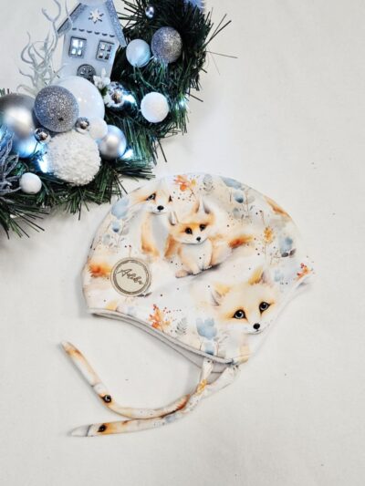 Čepice - zimní s fleecem, lištičky