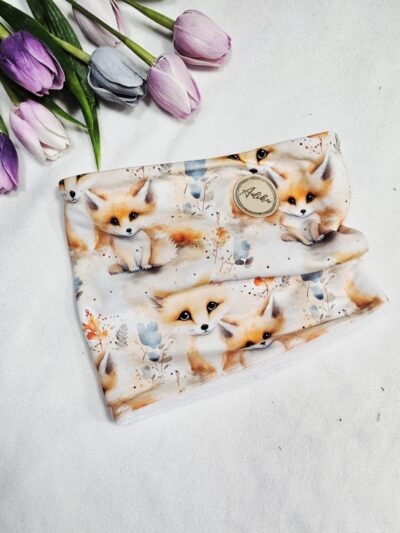 Nákrčník - fleecový, lišky