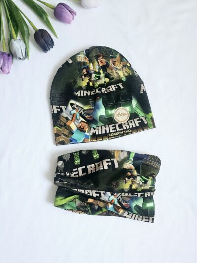 Nákrčník - Kostičkový svět, zelený (Java a Bedrock)