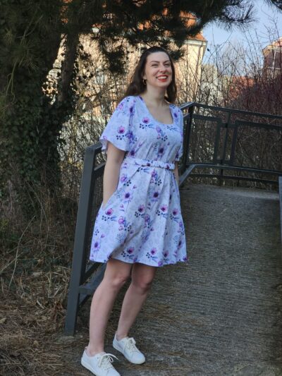 Dámské šaty - Květinová romance