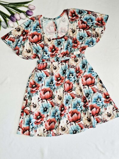 Dámské šaty - Vlčí máky