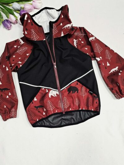 ŠUP-ŠUP - softshellová bunda (možnost i s kalhotami) - vínová